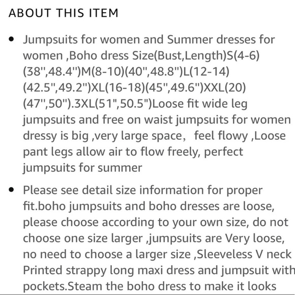 Buenos Ninos Jumpsuit Adult Small Blue White Wide Leg Pocket Tie Dye Flowy Women - Picture 13 of 14